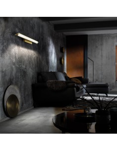 Applique murale LED Pare TW laiton mat avec éclairage dimmable CCT 2