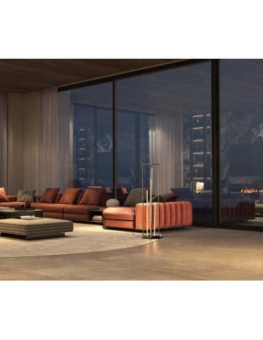 Lampadaire Grid FH Lighting design minimaliste avec variation CCT