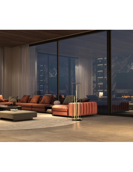 Lampadaire Grid FH Lighting design minimaliste avec variation CCT