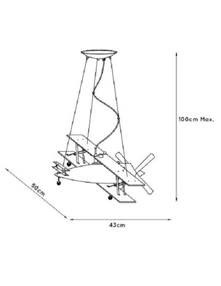 Suspension Led chambre enfant  Focker - Lucide Leluminaireled.com