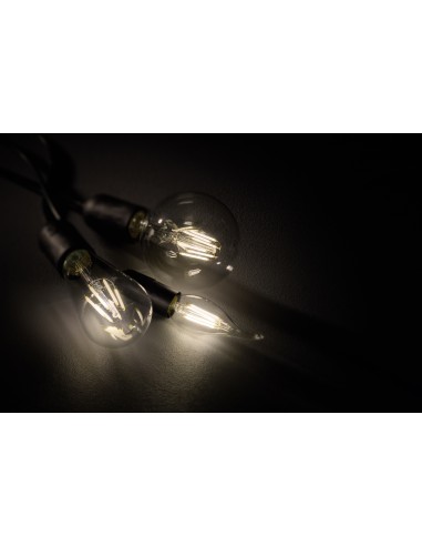 Ampoule Globe ambrée Trio dimmable 3 niveaux lumière chaude
