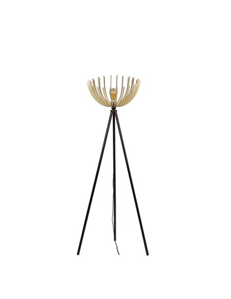 Lampadaire Led bois PM  - Atelier Loupiote - Athena