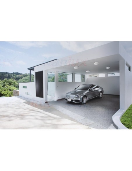 Plafonnier Led extérieur à détecteur de présence Daba N - Kanlux Leluminaireled.com