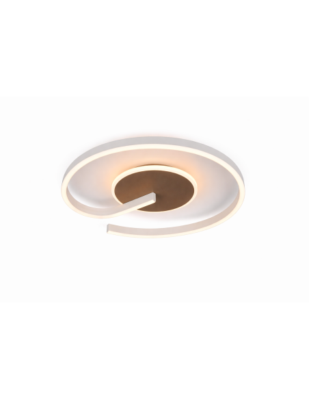 Plafonnier LED Calle coloris café avec éclairage réglable CCT