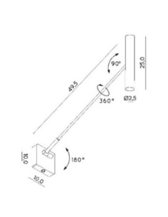 Applique murale intérieure Led Wygo 5 watts - Lucide Leluminaireled.com 2