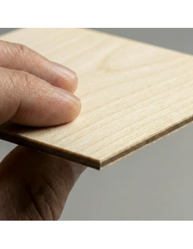 Plafonnier Led bois Diam. 50 cm E27 12W - Atelier Loupiote - Mini Néo