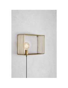 Applique murale Shelf dorée Markslöjd design compact 2