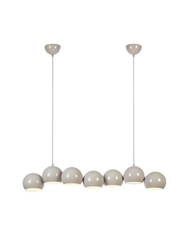 Suspension Cupolo grège Markslojd avec 7 bulles design