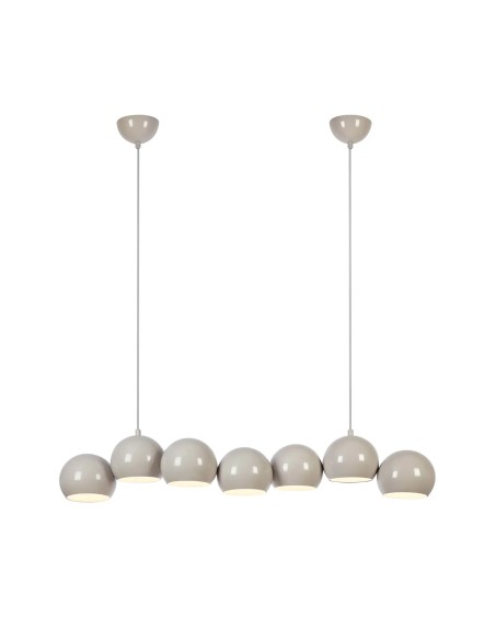 Suspension Cupolo grège Markslojd avec 7 bulles design