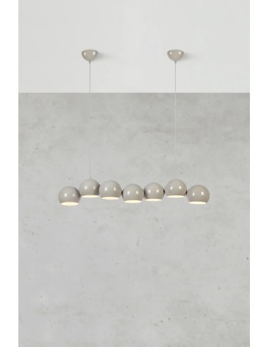 Suspension Cupolo 7 lumières E14 bulles suspendues