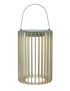 Lanterne solaire Cavia verte 52 cm métal pour extérieur