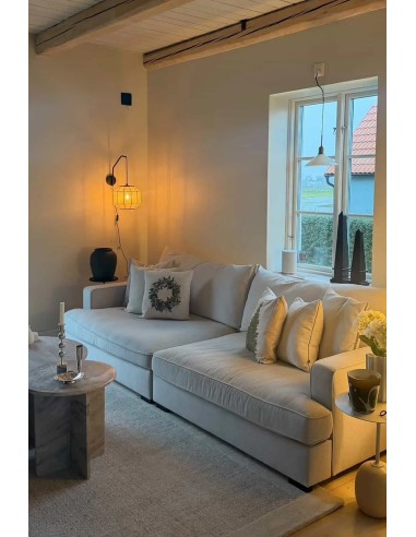 Applique avec câble textile noir et interrupteur