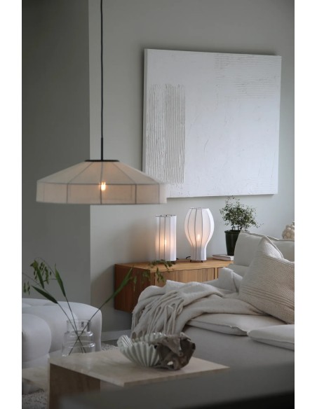 Lampe compacte avec câble textile et interrupteur