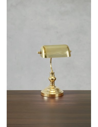 Lampe bureau classique style banquier avec lumière orientable