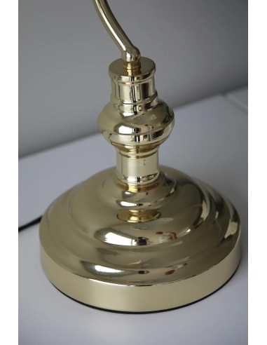 Lampe décorative élégante en métal laiton et verre ajustable