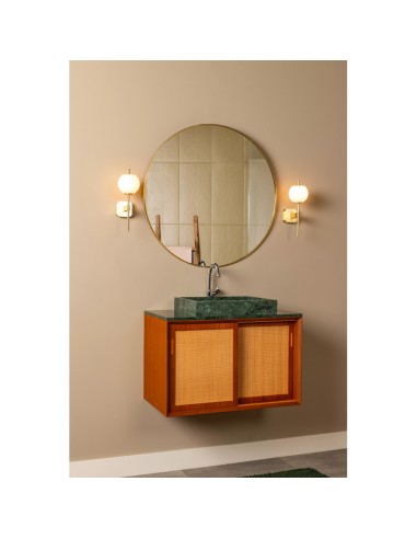 Elda  de Lucide - Applique murale Salle de bains LED 1xG9 IP44 or mat