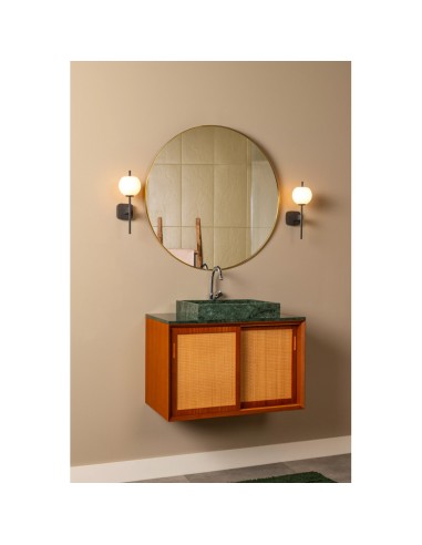 Elda  de Lucide - Applique murale Salle de bains LED 1xG9 IP44 Noire