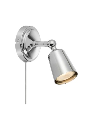 Applique murale Tiny chrome Markslojd avec spot orientable