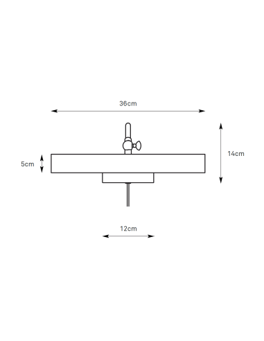 Applique murale décorative Ciglia pour photos et œuvres d’art