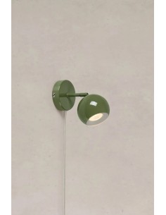 Applique murale Pop Markslojd en métal vert brillant orientable 2