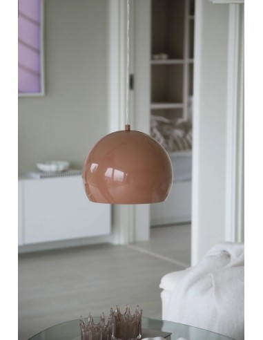 Luminaire plafond Pop marron compact pour cuisine ou couloir