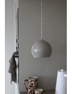 Plafonnier Pop Markslojd gris brillant diamètre 20 cm 2