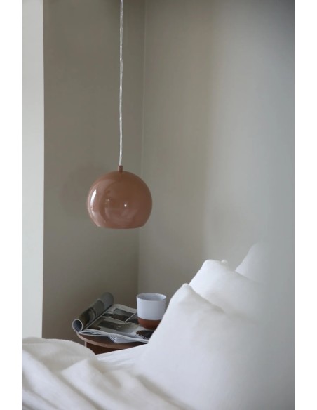 Petit plafonnier Pop brun pour îlot de cuisine ou bar