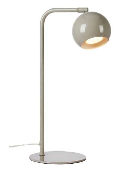 Lampe de table Pop Markslojd gris brillant abat-jour orientable