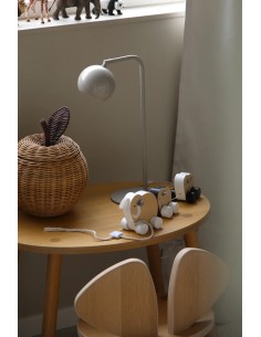 Lampe de table Pop Markslojd gris brillant abat-jour orientable 2