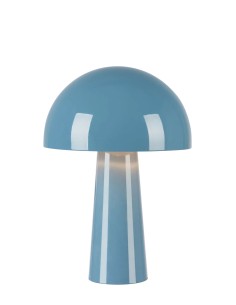 Lampe de table Markslojd bleue en métal brillant design