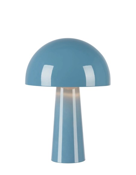 Lampe de table Markslojd bleue en métal brillant design