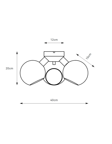Plafonnier décoratif salon noir et ambre ambiance chaleureuse