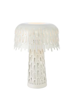 Lampe de table Verbera blanche Markslojd métal ajouré