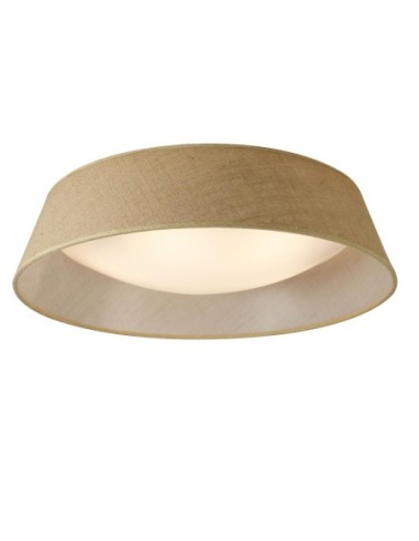 Plafonnier Diam.59 cm 5xE27, max. 40W, Imitation Bois - Mantra - Sabina