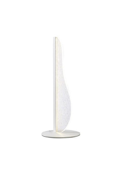 Lampe de table  3000K, 700 LM, 12W Acrylique Blanc - Mantra - Bianca