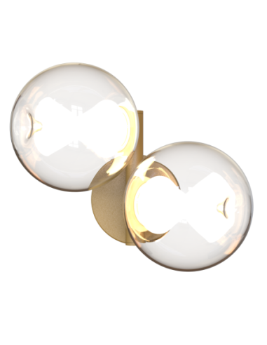 Applique murale LED Andromeda Mantra finition or design sculptural moderne