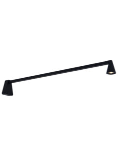 Applique murale LED Africa Mantra noire mate design linéaire 60 cm