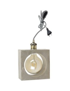 Lampe de table Led  béton carrée - Girard-Sudron Leluminaireled.com