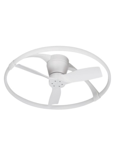 Ventilateur Diam. 75 cm Dim. 55W 3000/5000K Blanc - Mantra - Nepal Mini