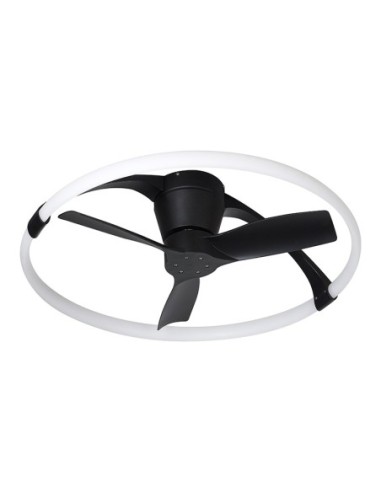 Ventilateur Diam.75 cm Dim. 55W 3000/5000K Noir - Mantra - Nepal Mini