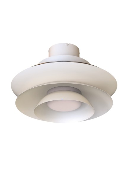 Ventilateur plafond Diam. 50 cm 20W 2520 LM 3000K / 5000K Blanc- Mantra - Aconcagua