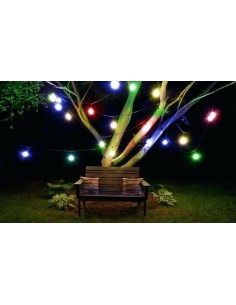 Guirlande Led lumineuse Paris Guinguette étanche 5 douilles  cordon noir - Girard Sudron Leluminaireled.com 2