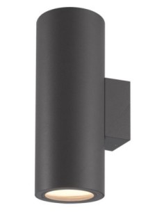 Applique murale extérieure Volcano 6482 Mantra aluminium cristal vue façade
