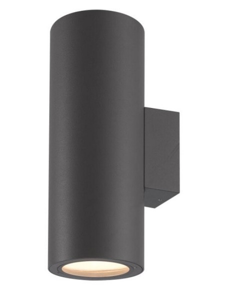 Applique murale extérieure Volcano 6482 Mantra aluminium cristal vue façade