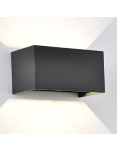 Applique LED Mantra Davos 7815 vue de face design moderne gris oscuro