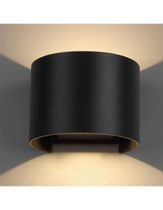 Applique extérieure LED Davos noir mat 12W IP54