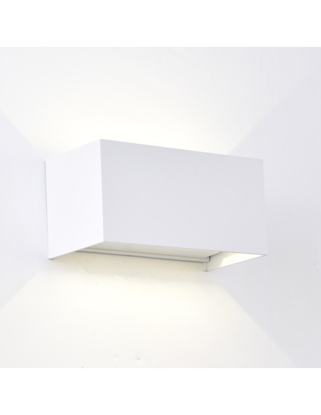 Applique extérieure LED Davos blanc mat 24W IP54