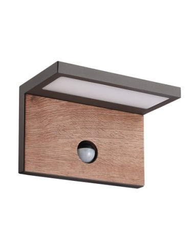 Applique extérieure Ruka LED gris foncé design moderne IP54 façade