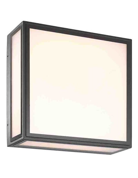 Applique extérieure Bachelor LED gris foncé design cristal moderne IP65 façade
