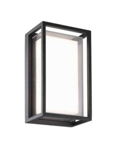 Applique extérieure Chamonix LED gris foncé design moderne IP65 façade